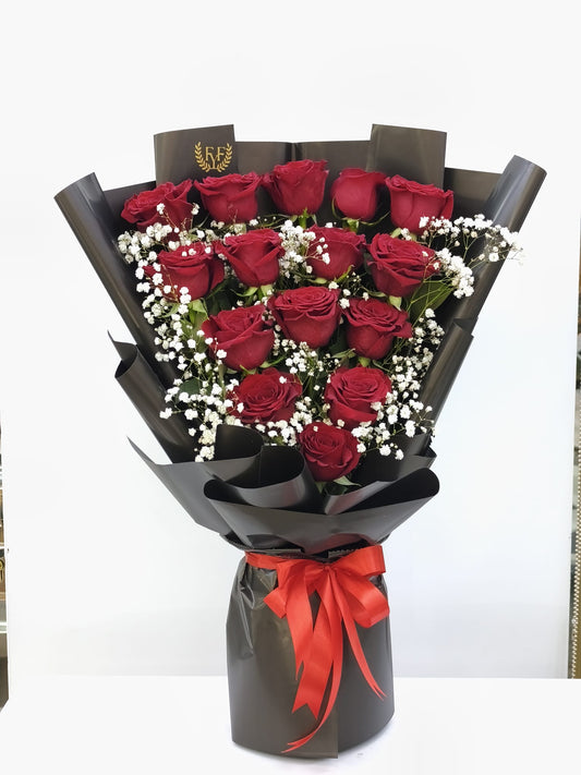 FYF-VC-191B- valentines bouquet